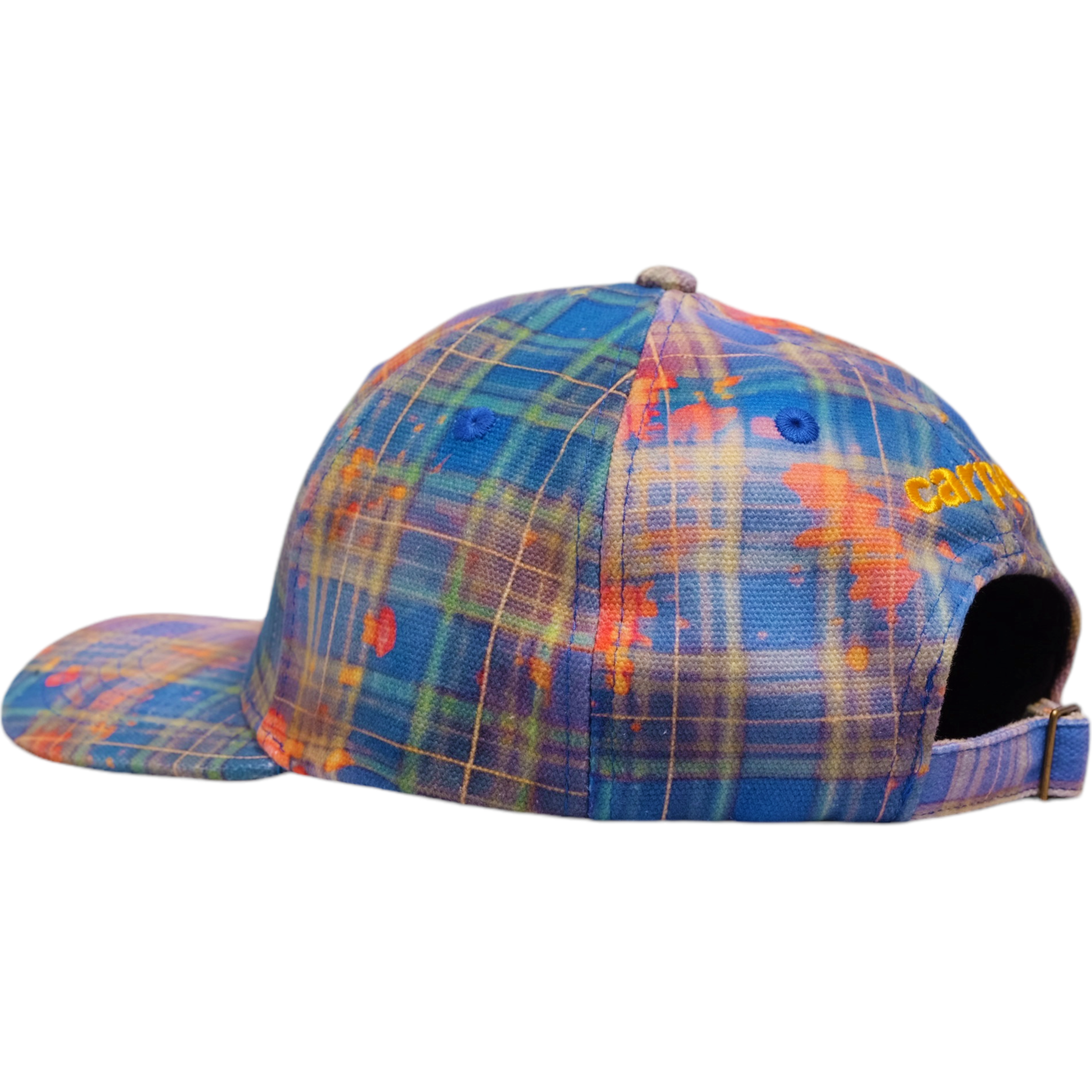 C-Star Plaid Cap - Blue — Carpet Company